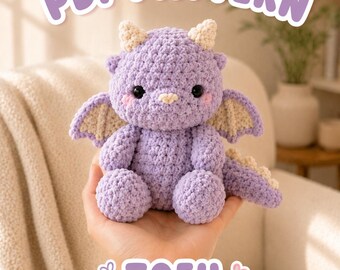 Kit per uncinetto, simpatico modello PDF per peluche, tutorial amigurumi Amici della foresta