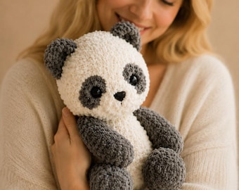 Jumbo Crochet Plush Animal Pattern Bundle, Fluffy Amigurumi Toys (PDF)
