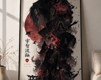 Poster personalizzato di anime, manga e fumetti, arte murale minimalista, stampa in stile giapponese, download digitale