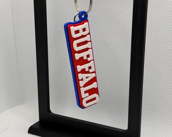 Buffalo 3D Printed Keychain