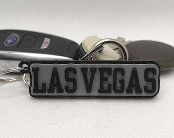 Las Vegas 3D Printed Keychain