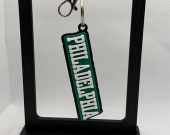 Philadelphia 3D Printed Keychain