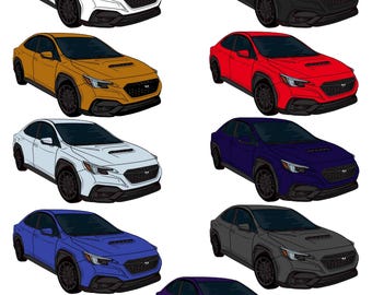 Subaru WRX VB Custom Magnet | Car Sticker Magnet