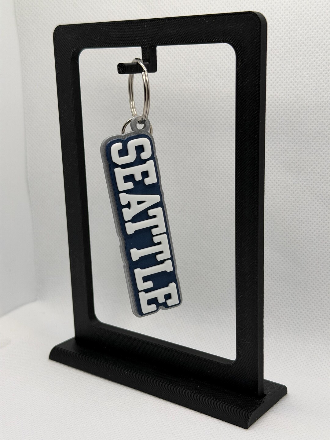 Seattle 3D Printed Keychain - Etsy