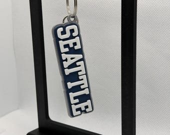 Seattle 3D Printed Keychain