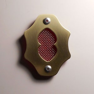 Farscape Com Badge- Screen Accurate Brass Farscape Communicator -