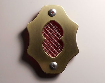 Farscape Com Badge- Screen Accurate Brass Farscape Communicator -