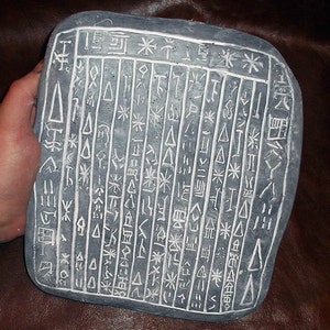 Word of God DOUBLE SIDED Tablet - Angel Tablet - Demon Tablet - Supernatural Prop