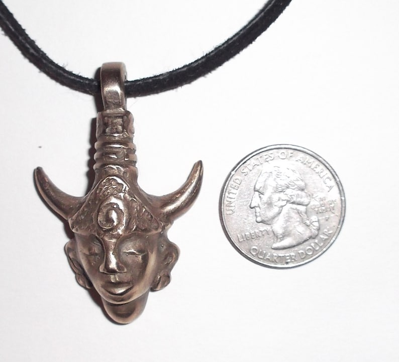 Solid Bronze Handmade Supernatural Samulet Dean's Necklace Etsy