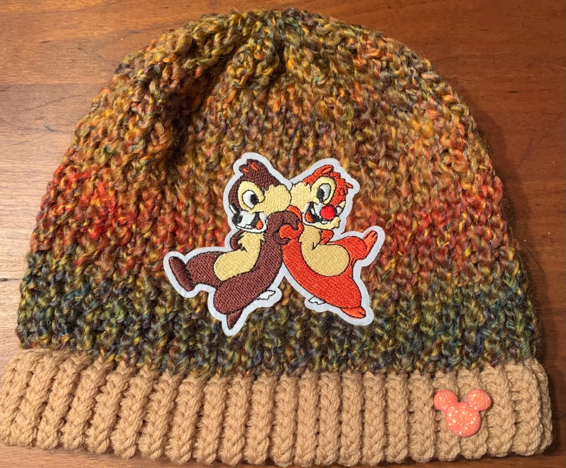 Chip and Dale Disney inspired hat multiple colors of green tan Etsy