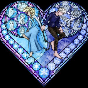 Cross Stitch Pattern For Frosted Love Elsa Kingdom Hearts Etsy Canada