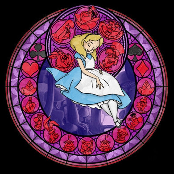 Cross Stitch Pattern For Alice Kingdom Hearts Princess Etsy
