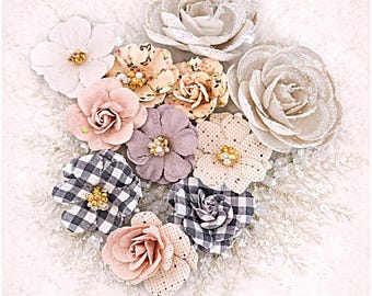 Rice paper - Elegant floral lace decoupage design A4