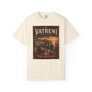 Vatreni Vintage Poster Croatia Football Shirt image 8