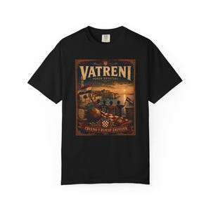 Vatreni Vintage Poster Croatia Football Shirt image 17