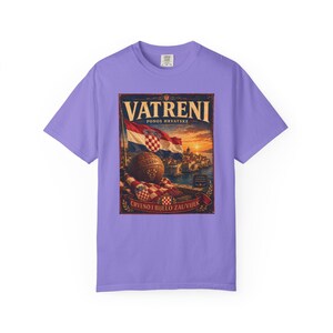 Vatreni Crveno I Bijelo Zauvijek T-shirt | Croatia Football Vintage Poster image 18