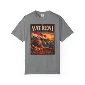 Vatreni Crveno I Bijelo Zauvijek T-shirt | Croatia Football Vintage Poster image 10