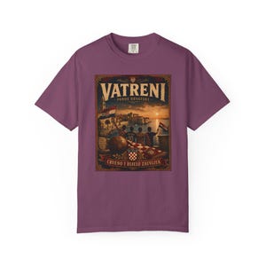 Vatreni Vintage Poster Croatia Football Shirt image 20