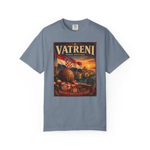 Vatreni Crveno I Bijelo Zauvijek T-shirt | Croatia Football Vintage Poster image 15