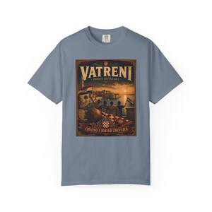 Vatreni Vintage Poster Croatia Football Shirt image 15
