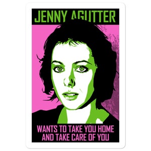 Autocollant MONSTER PSA - Jenny Agtter