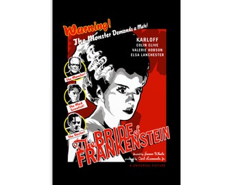 Bruid van Frankenstein - Ansichtkaart