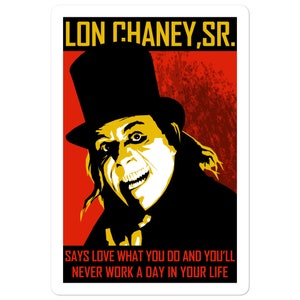 Monster PSA Sticker - Lon Chaney, Sr.