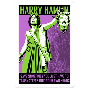 Monster PSA Sticker - Harry Hamlin