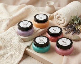 Handcrafted Sugar Scrub | Exfoliating Body Polish, Hydrating Skin Care 5oz