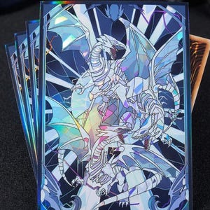 white yugioh card sleeves Amazon.com: Ultra Pro Card Supplies YuGiOh Sized Deck Protector Sleeves  White 60 Count x3 : Toys & Games main image 1