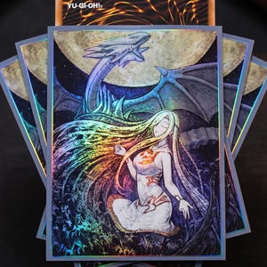 yugioh blue eyes card sleeves Konami White Dragon trading cards. Yugioh Duelist Card Protector Blue-Eyes