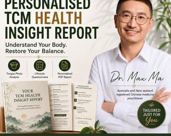Personalized TCM Tongue Analysis & Wellness Report | Holistic Health Insight