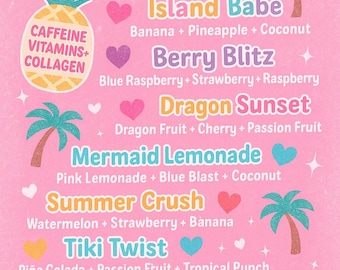 Loaded Tea Packets- DYE FREE ADULT Menu