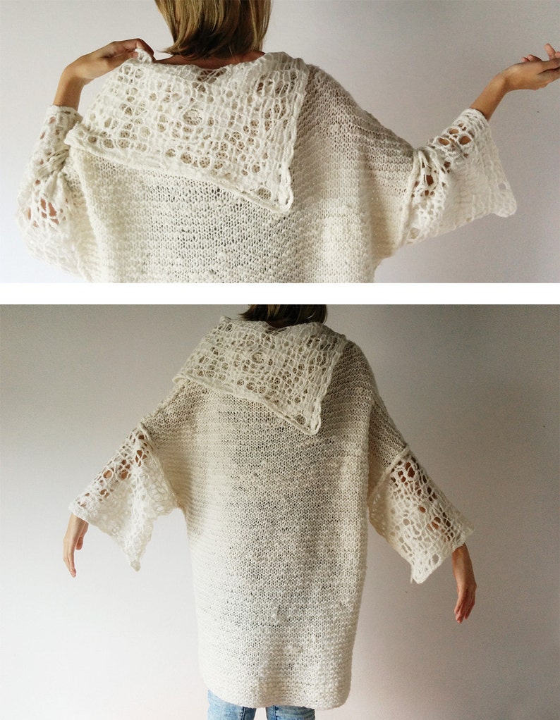 100% merino woolen sweater, oversized sweater image 5