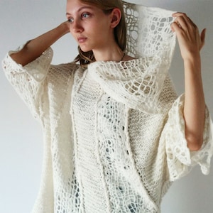 100% merino woolen sweater, oversized sweater image 1