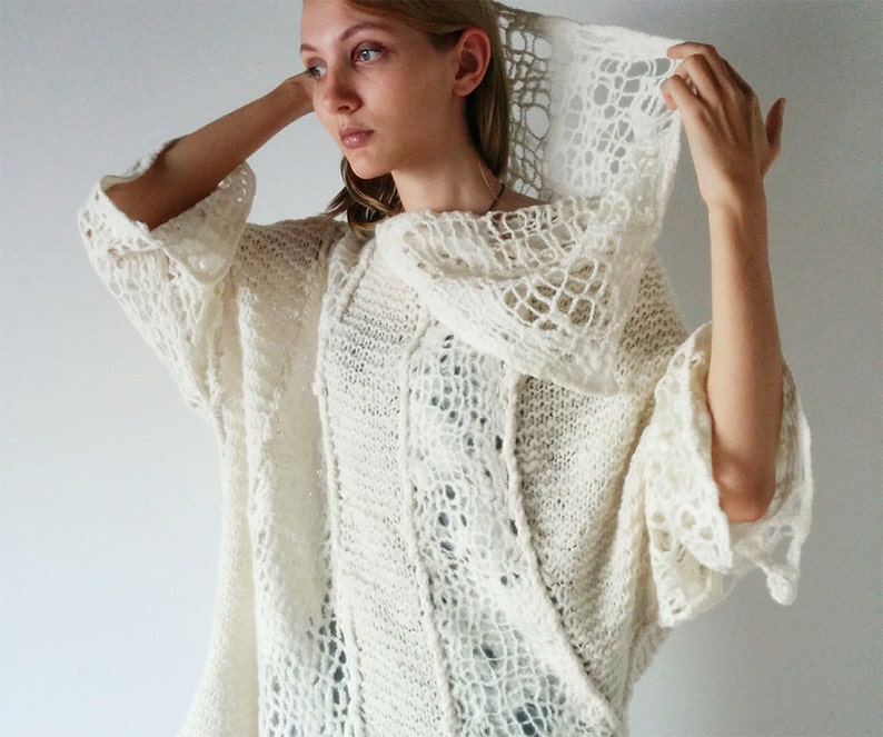 100% merino woolen sweater, oversized sweater image 1