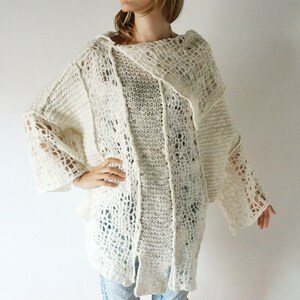 100% merino woolen sweater, oversized sweater image 2