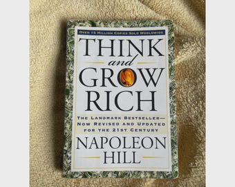 Think and Grow Rich Napoleon Hill Book | Success Mindset Entrepreneur Guide