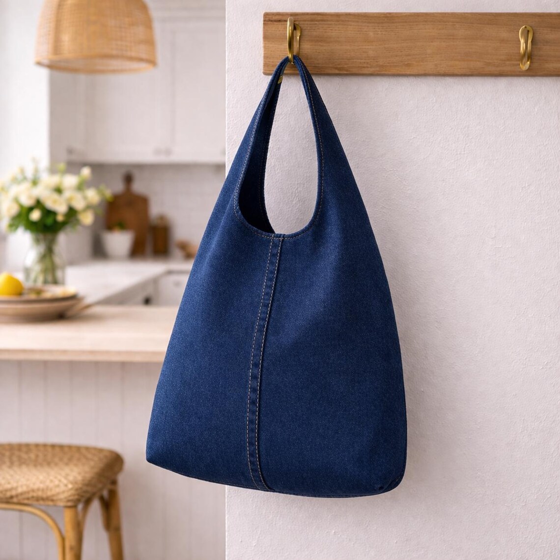 Hobo Bag Sewing Pattern PDF | DIY Denim Bag Pattern | Hobo Purse Sewing ...