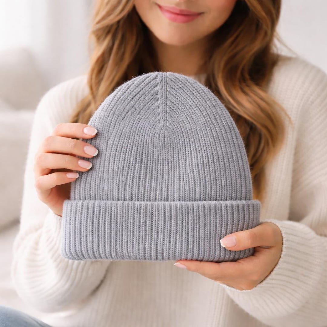 Ribbed Beanie Knitting Pattern PDF | Easy Knit Hat in 3 Sizes | Classic ...