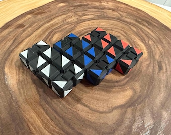 3D Printed Infinity Cube Fidget Toy | Desktop Stress Relief Focus Toy | Sensory Toy ADHD | Desk Toy Kids & Adults
