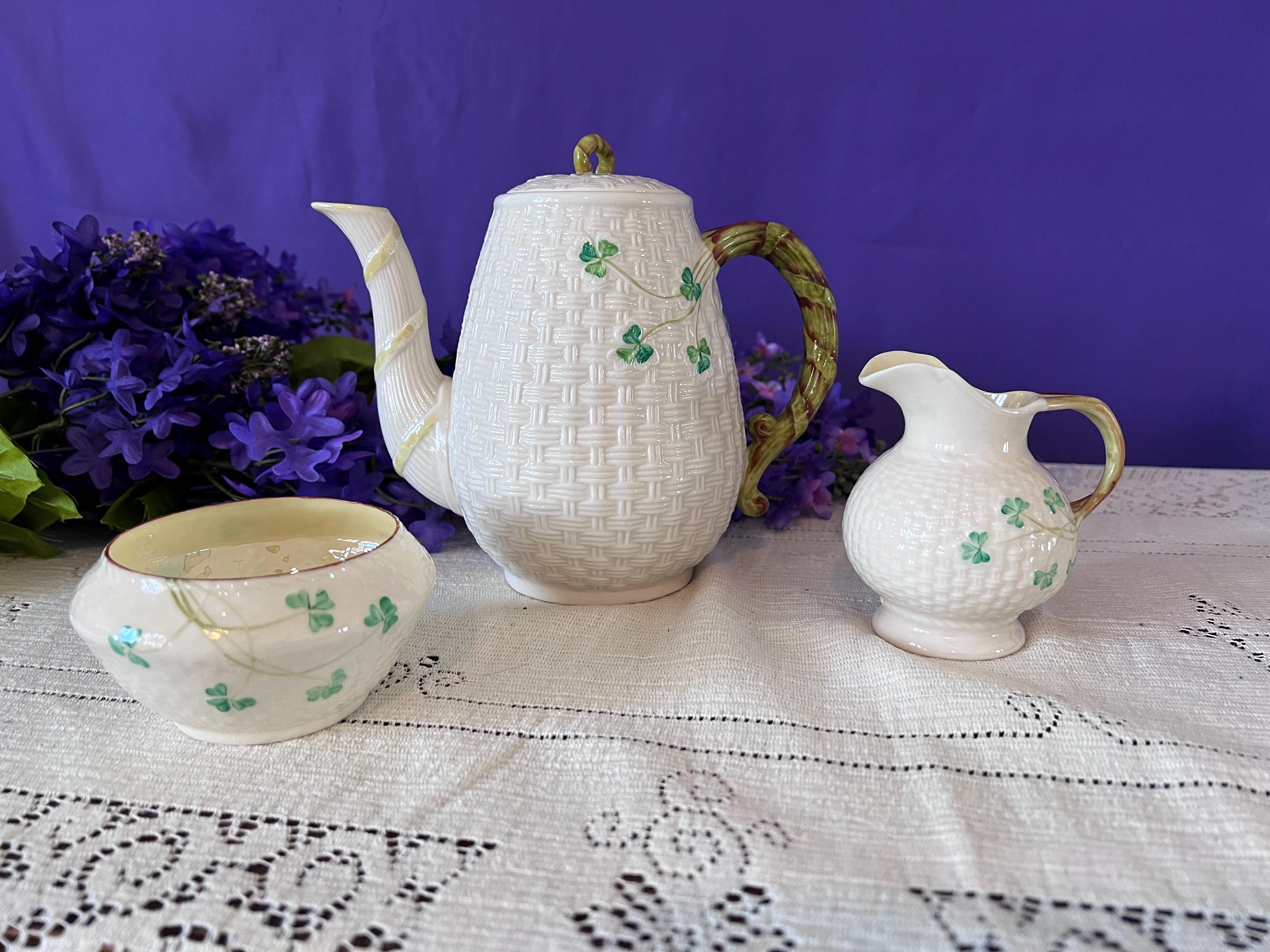 Belleek セット おまけ付き Belleek tea set - Etsy 日本