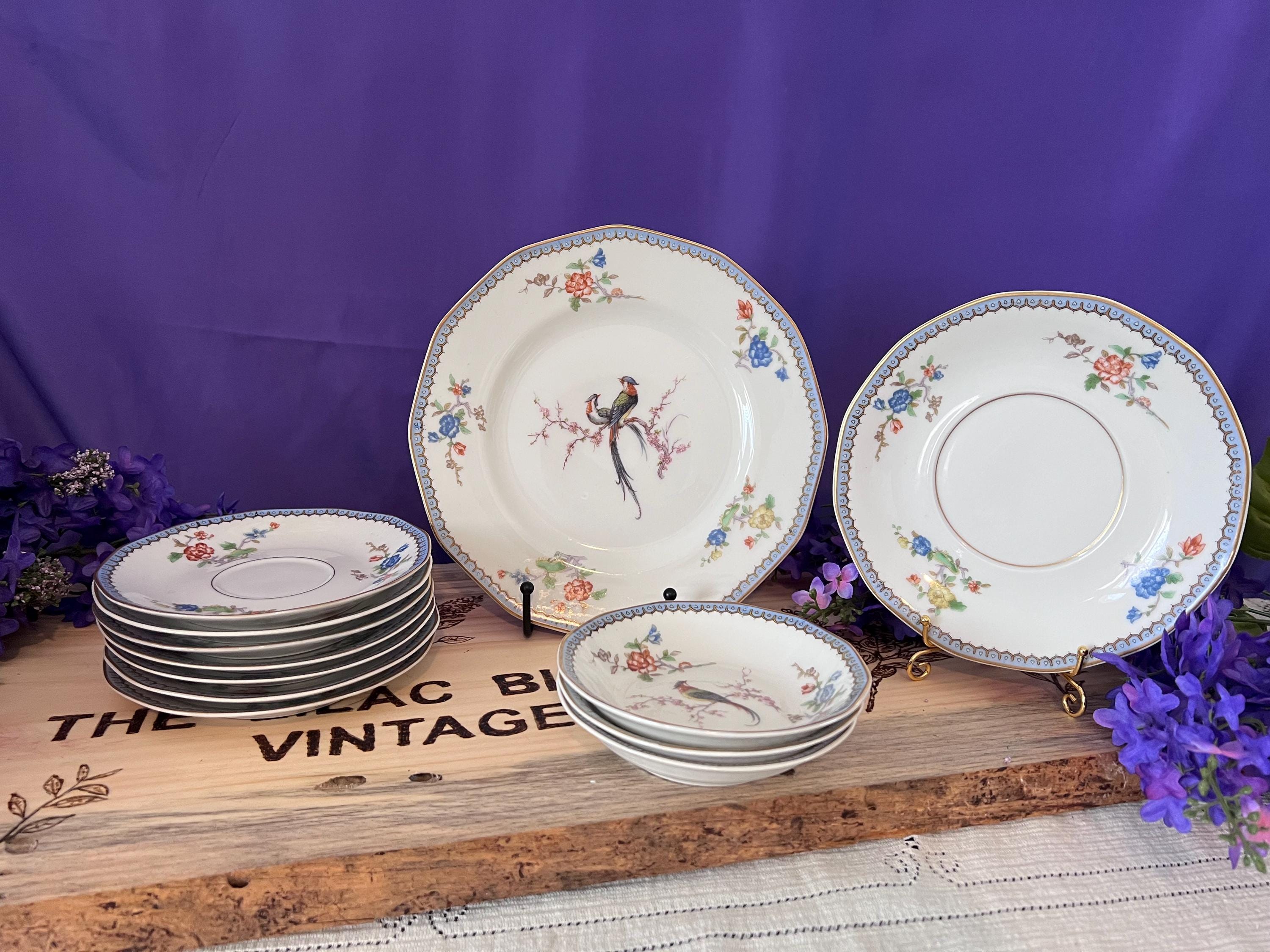 Vintage China With Bird of Paradise - Etsy
