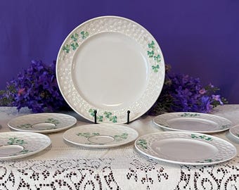Antique Belleek Shamrock Basketweave - 3rd Black Mark (1926-1946) - Pick Your Piece - Rare Irish Parian China