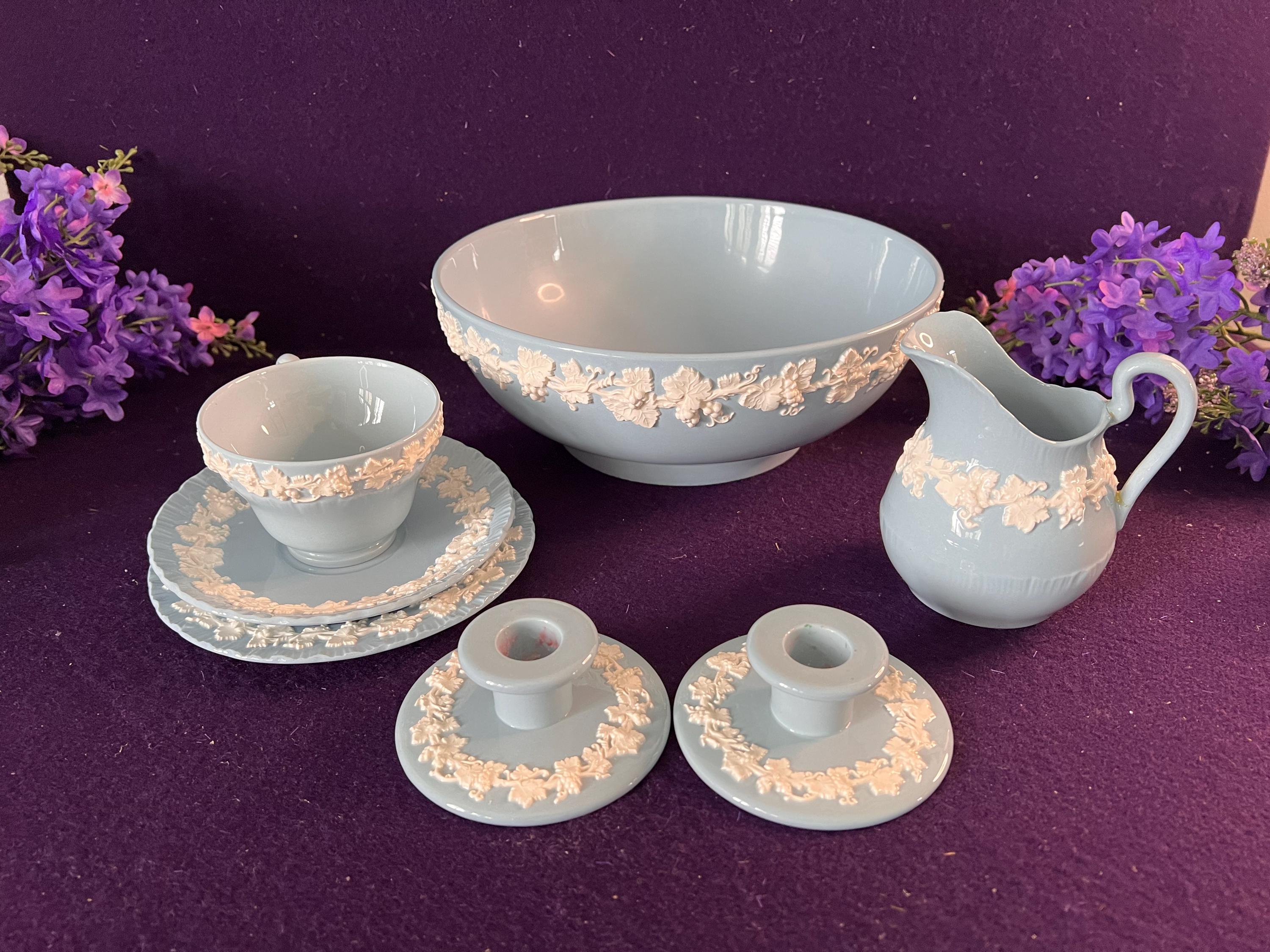 Wedgwood Embossed Queens Ware - Etsy Canada
