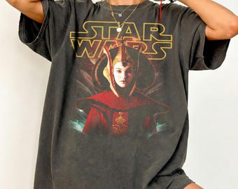 Queen Padme Amidala Comfort Colors Shirt, Vintage Star Wars Day T-shirt, May The Force Be With You, Galaxy's Edge Trip, Hollywood Studios