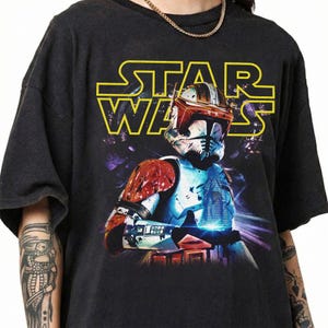 Commander Cody Star Wars Shirt, Clone Trooper Vintage Shirt, Retro Disney Star Wars Shirt, The Clone Wars Shirt, Galaxy'S Edge