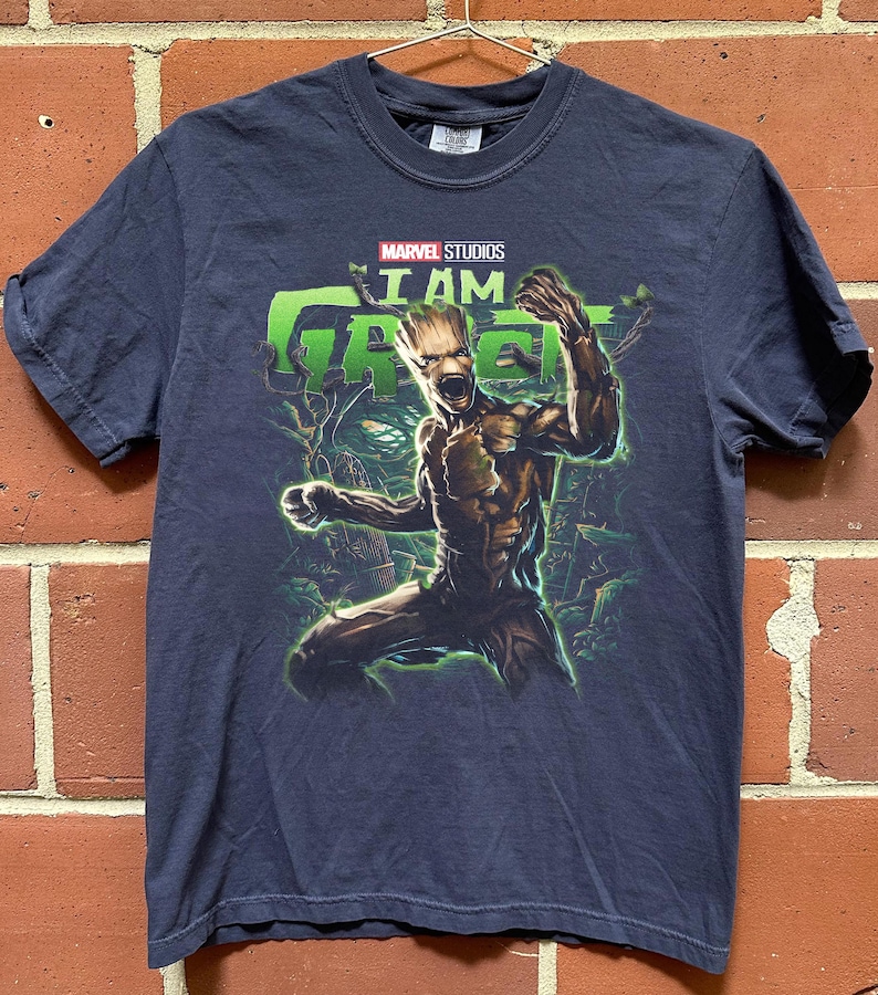 Problem Tree Visual Layout Comic Book Space Guardians I Am Tree Creature Shirt, Vintage Comic Book ...