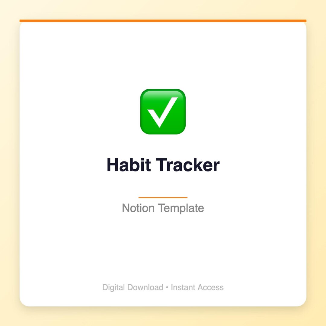 Notion Habit Tracker Template | Daily Habit Builder | Streak Tracker ...