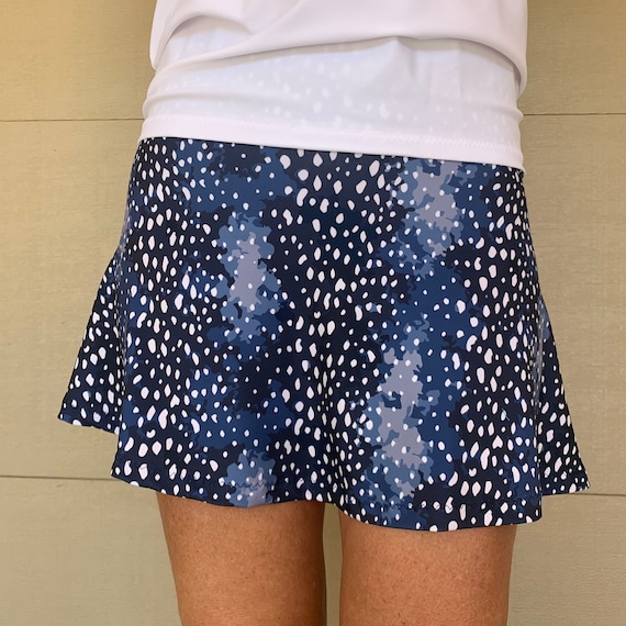 Cow print running skirt sales